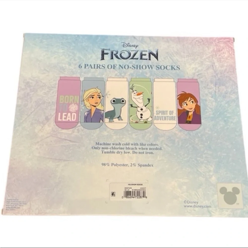 Girls Frozen Socks 6 -10 1/2